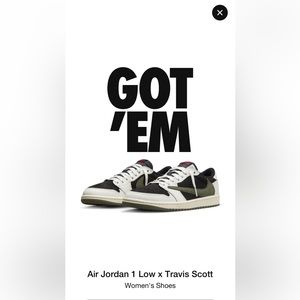 Travis Scott air Jordan 1 Low